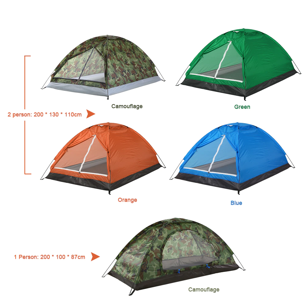 Cheap Goat Tents 2021 New Excellent Quality Fast Delivery Outdoor Portable Ultralight Waterproof Camping Tent 2 Person Good For Travelling Hiking Tents
